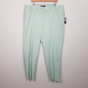 NWT Eloquii Stretch Dress Pants Green Plus Size 20